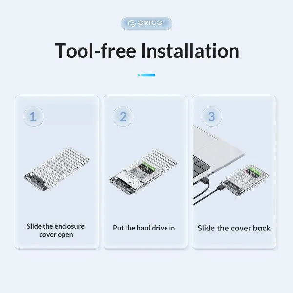 باکس هارد 2.5 اینچ اوریکو مدل 2139U3-V1