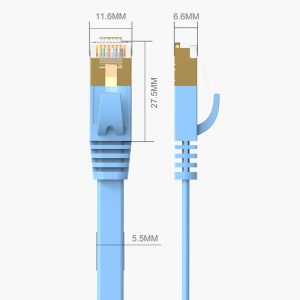 پچ کورد تخت CAT7 SSTP اوریکو مدل PUG-C7B-80 طول 8 متر