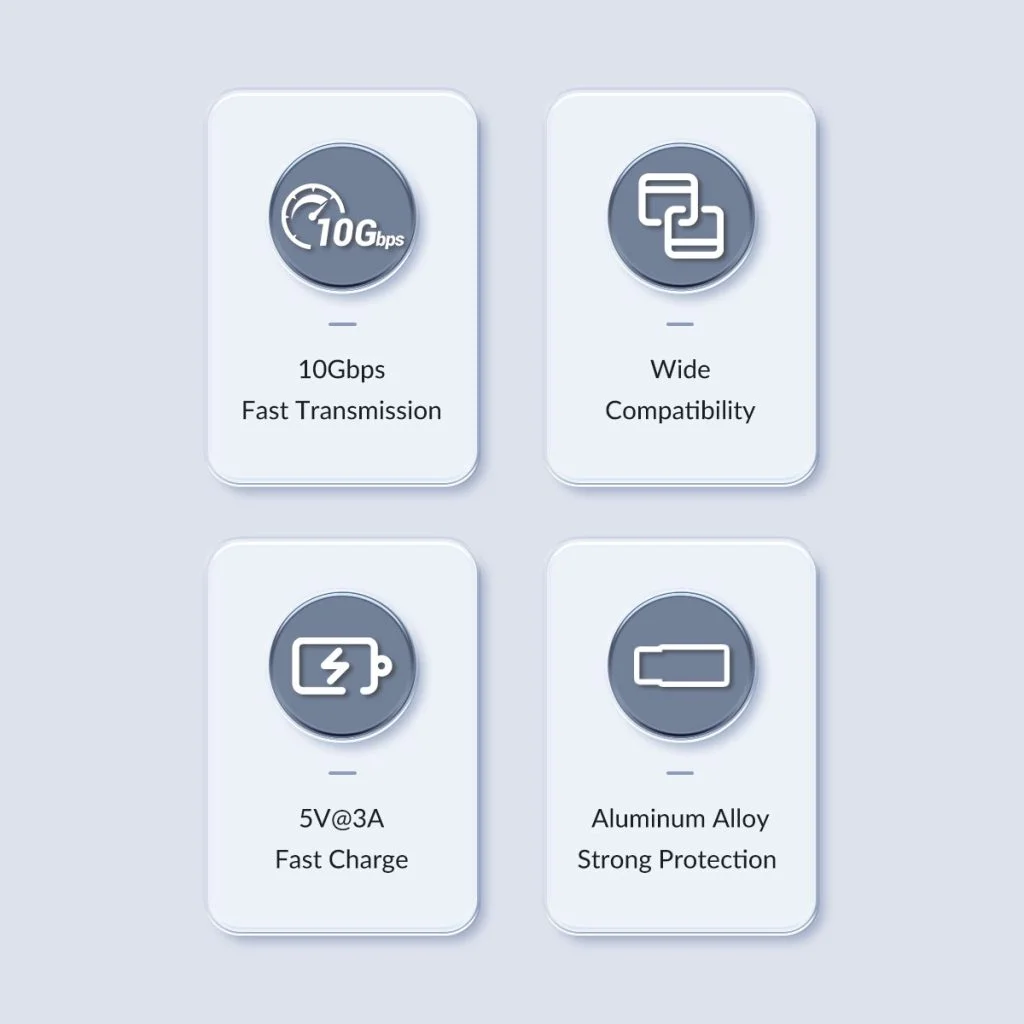 تبدیل USB3.1 به Type-C اوریکو مدل AH-AC10
