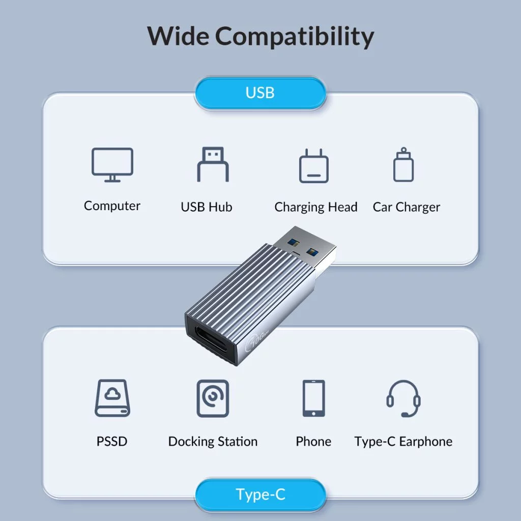 تبدیل USB3.1 به Type-C اوریکو مدل AH-AC10