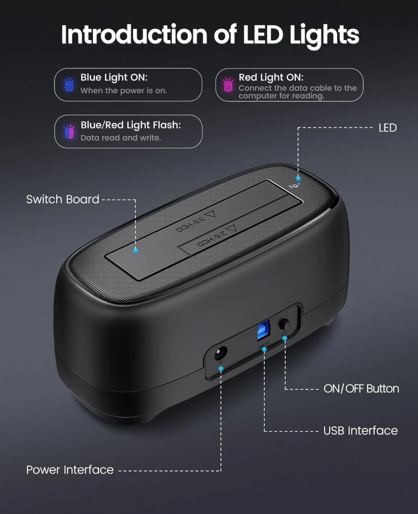 Orico 2.5 / 3.5 Inch Hard Drive Dock DD18U3