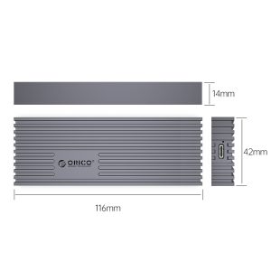 باکس اس اس دی M.2 NVMe اوریکو مدل M233C3-G4