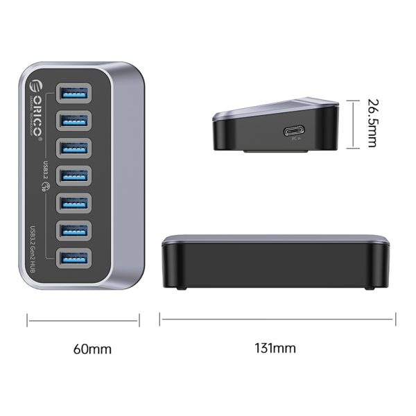 ORICO 7-in-1 USB 3.2 Hub M37A-G2-05