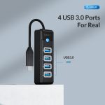 هاب 4 پورت USB 3.0 اوریکو مدل PW4U-C3