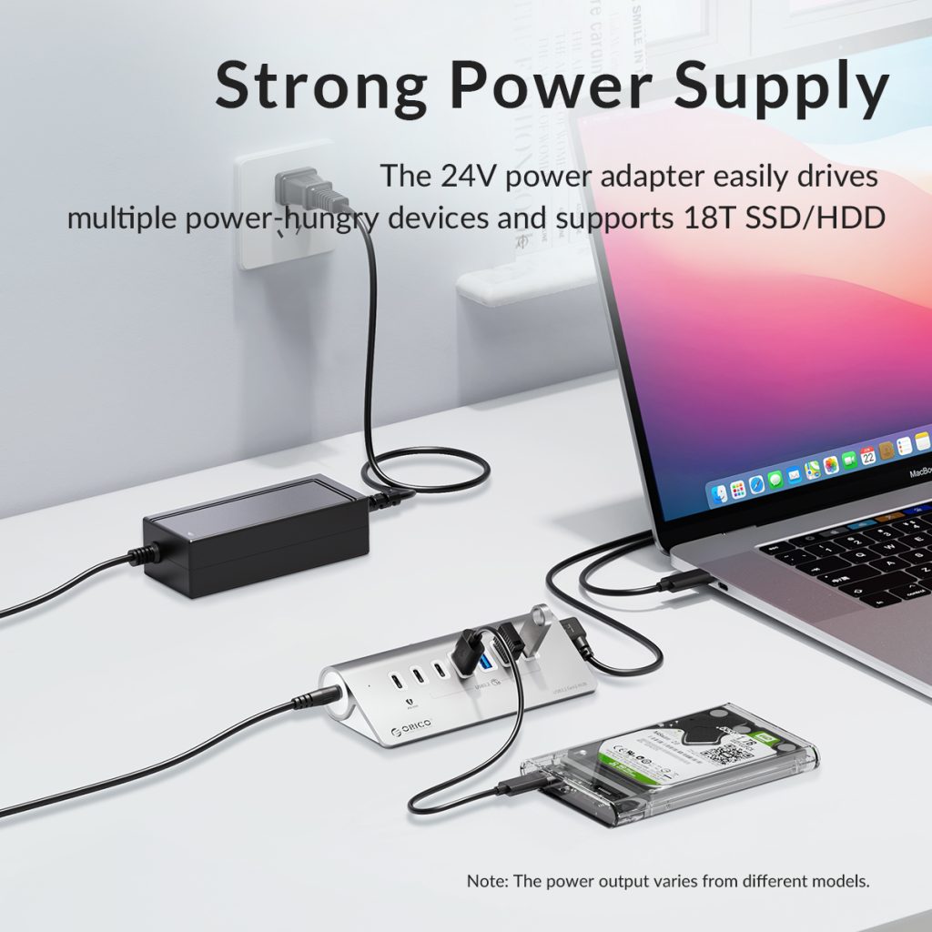 هاب 7 پورت Type-C اوریکو مدل M3U4C3-G2-10