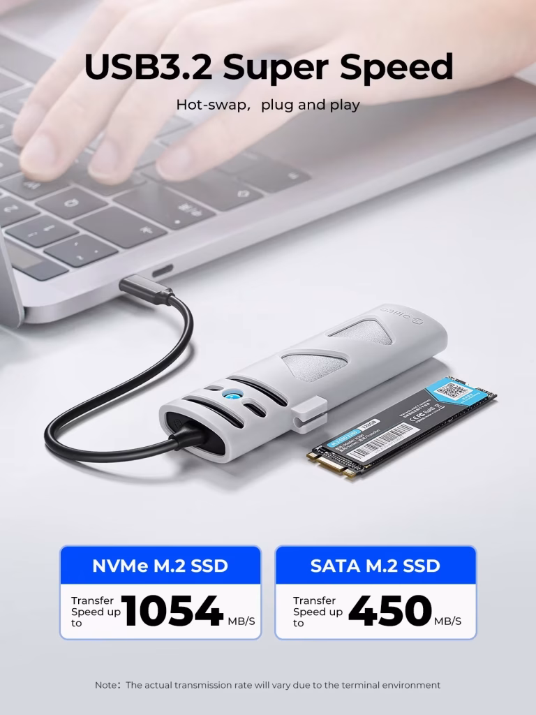 باکس اس اس دی M.2 NVMe اوریکو مدل ORT1M2-G2