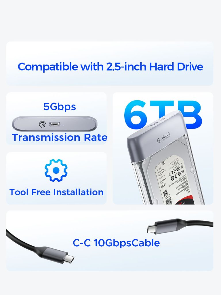 باکس هارد 2.5 اینچ اوریکو مدل TX25C3