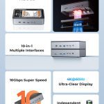 داک استیشن اوریکو با محفظه هارد M.2 و 3.5 اینچ مدل D35M2