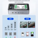 داک استیشن اوریکو با محفظه هارد M.2 و 3.5 اینچ مدل D35M2