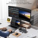 داک استیشن اوریکو با محفظه هارد M.2 و 3.5 اینچ مدل D35M2