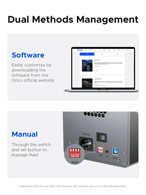 باکس هارد ۵ اسلات اوریکو مدل 9858RU3