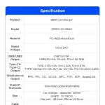 شارژر فندکی اوریکو مدل CC-98AC