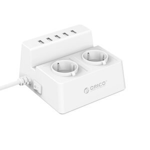 شارژر USB و محافظ برق اوریکو مدل ODC-2A5U-V1-EU